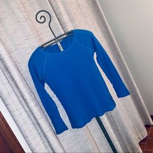 Blue GAP Waffle Shirt, Size L